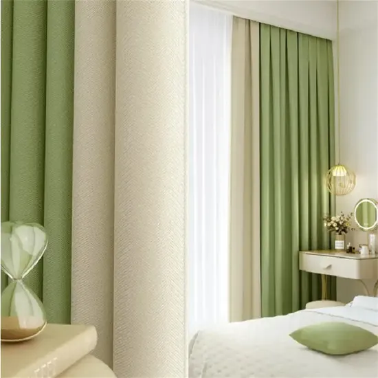 Blackout Thermal Insulated Linen Textured Pinch Pleat Curtain